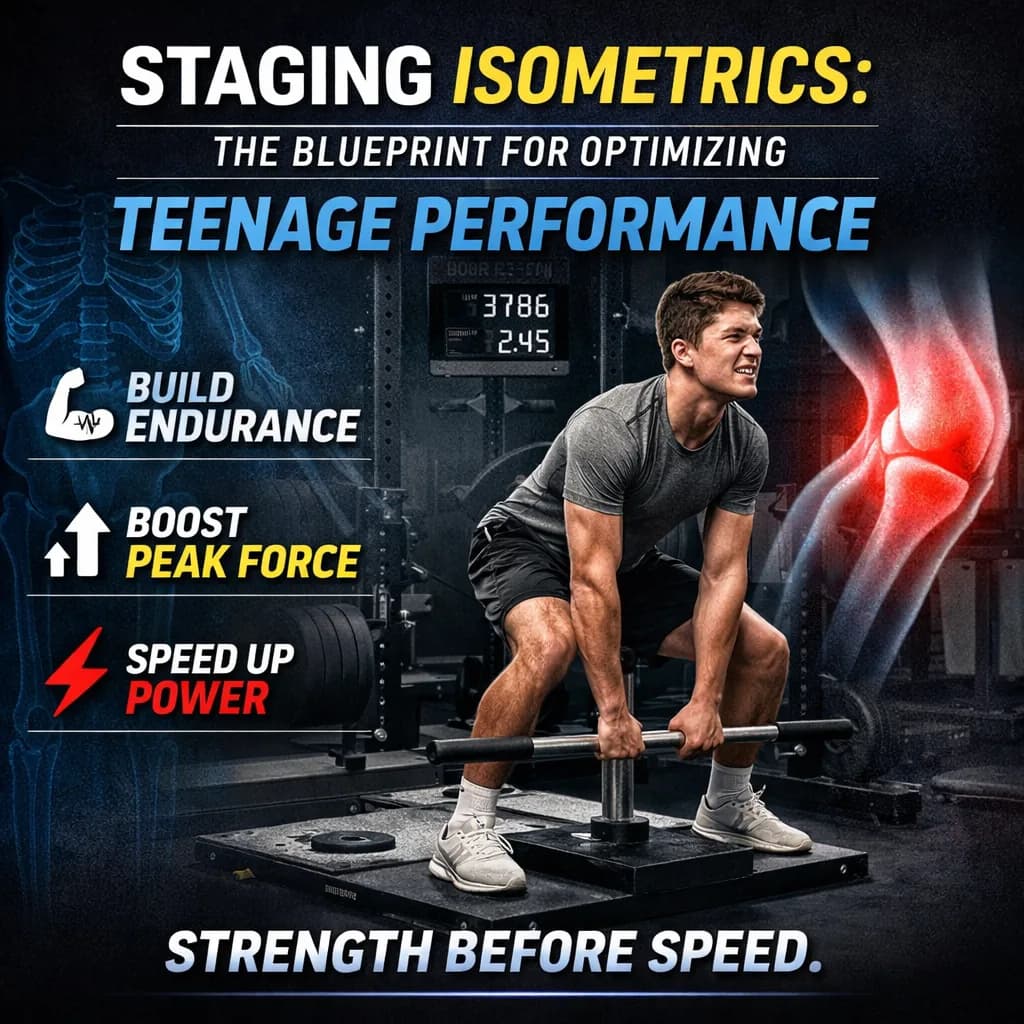Teen doing Isometrics